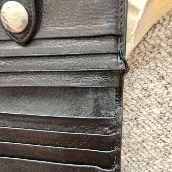 Preowned Burberry House Check Vintage Bifold  Wallet with original box, dust bag - Picture 15 of 16